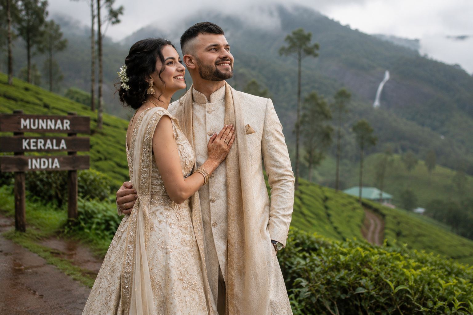 Munnar honeymoon special, 1 night 2 days package