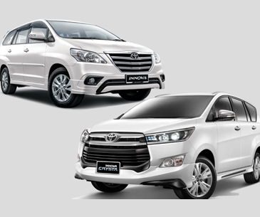 Innova Crysta Hycross rental