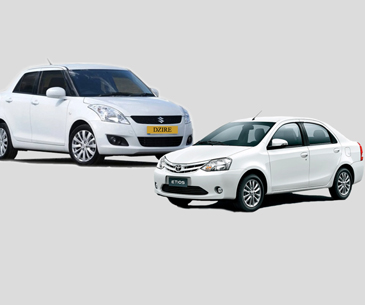 Swift Dzire Etios rental